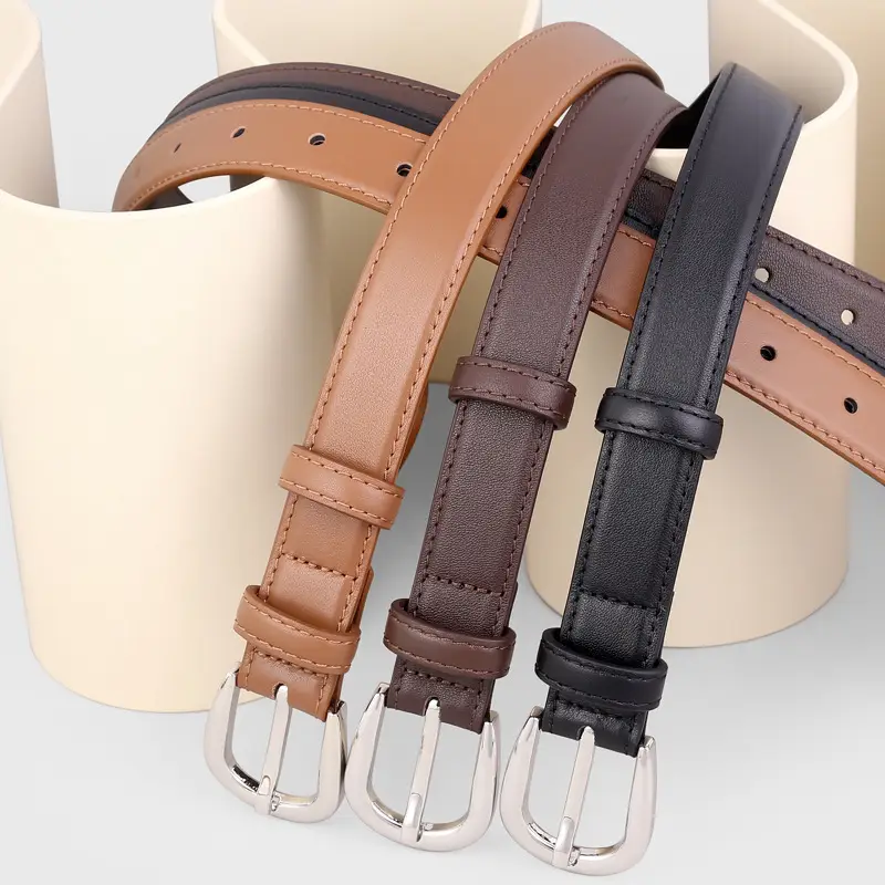 New Ladies Cowhide Belt with Pin Buckle for Commute - Image 5