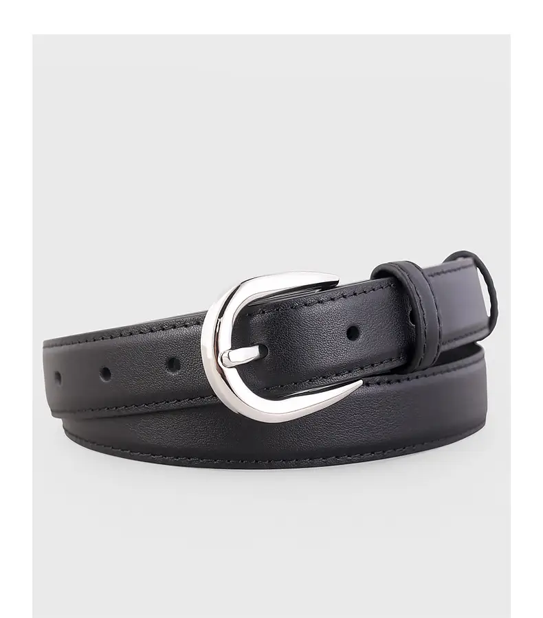 New Ladies Cowhide Belt with Pin Buckle for Commute — feature 17