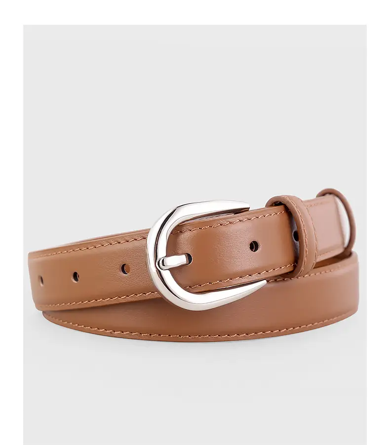 New Ladies Cowhide Belt with Pin Buckle for Commute — feature 18