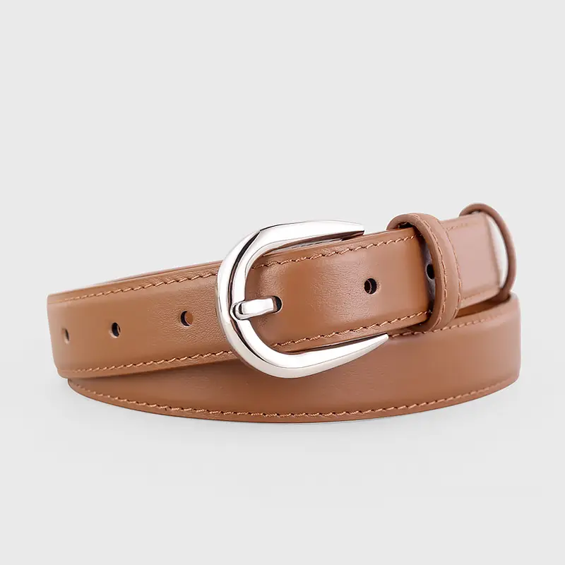 New Ladies Cowhide Belt with Pin Buckle for Commute - Image 2
