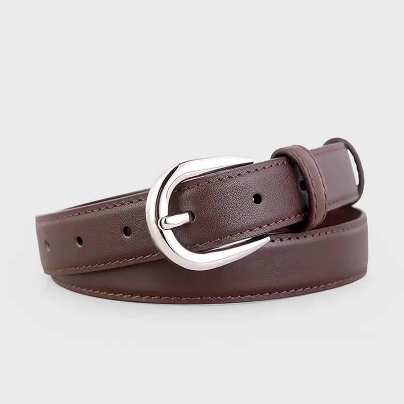 New Ladies Cowhide Belt with Pin Buckle for Commute - Image 3