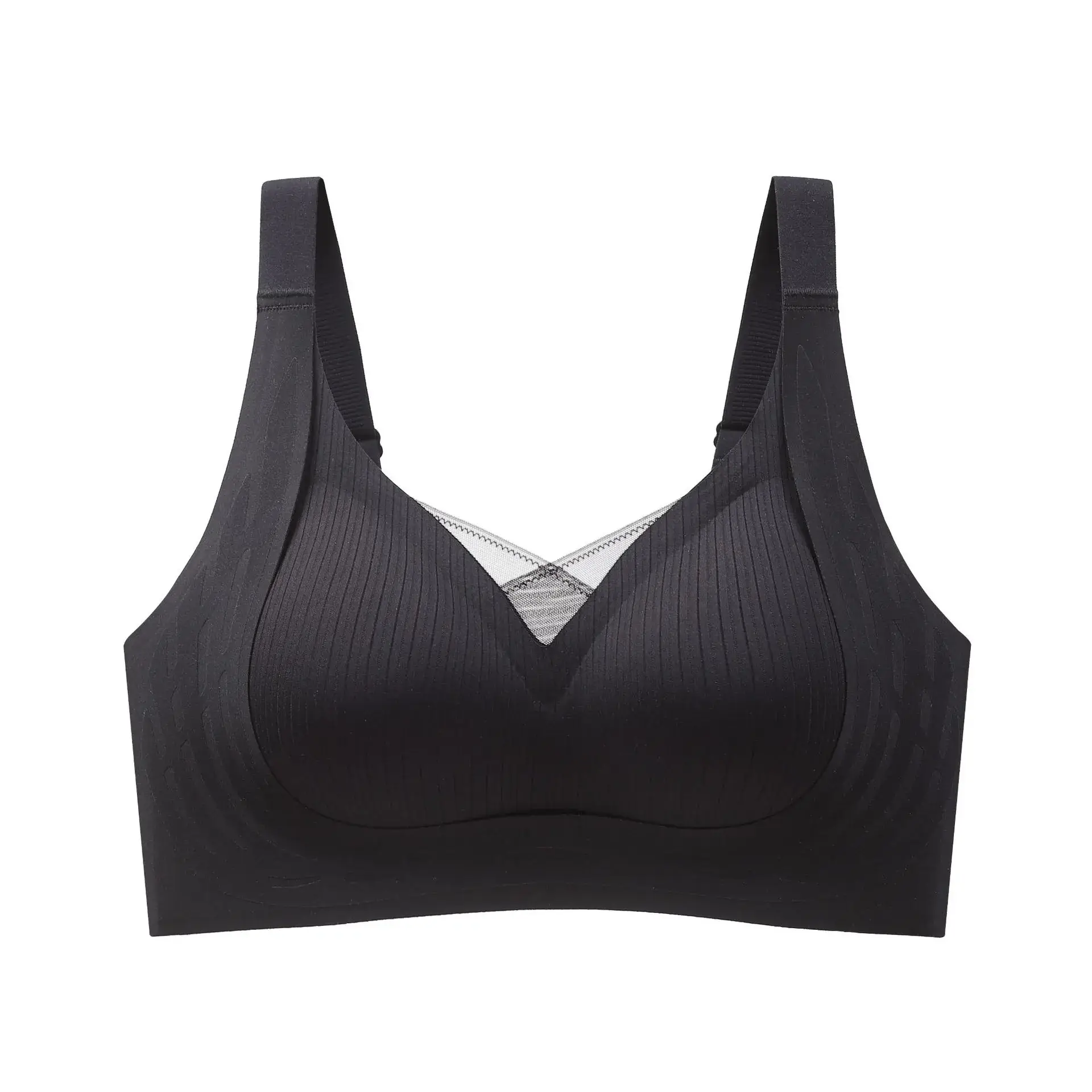 Light Pink Traceless Underwear Women's Anti-Drop Bra - Image 5