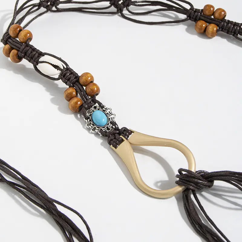 Bohemian Wooden Beads Belt for Women - Image 6