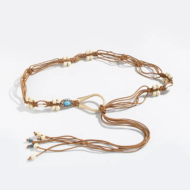 Bohemian Wooden Beads Belt for Women - Image 3