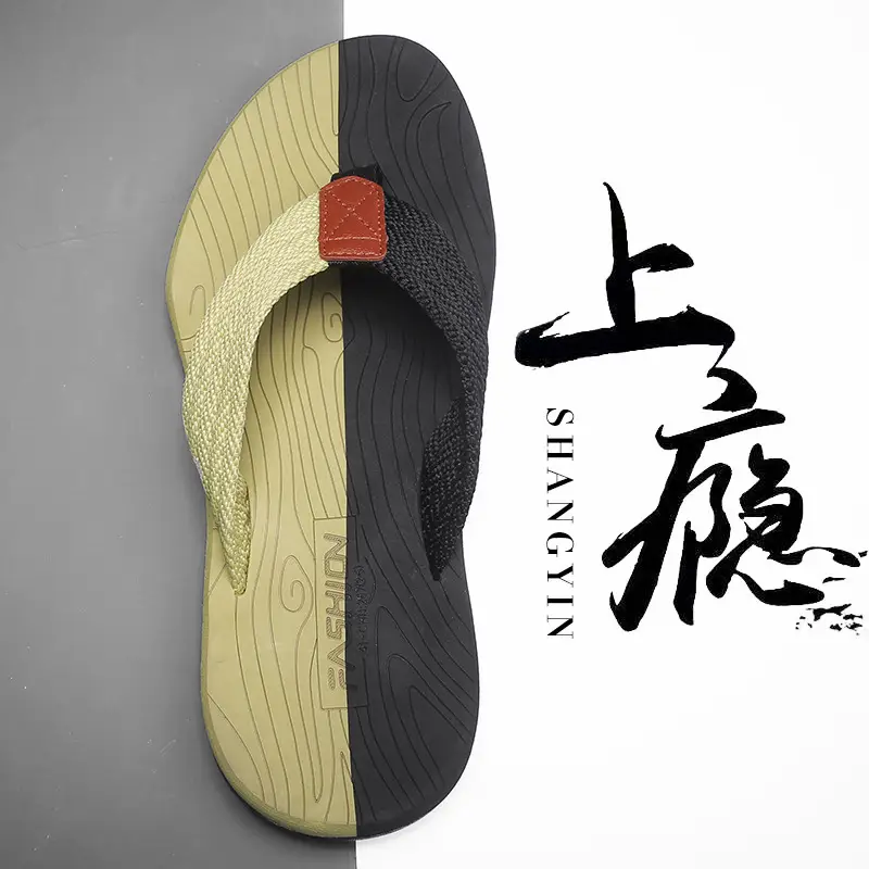 2024 Cross-border Casual Men's Slippers Men's Summer Sandals Korean Style Beach Fashionable Outfit Non-slip Vietnam Flip-flops - Image 6