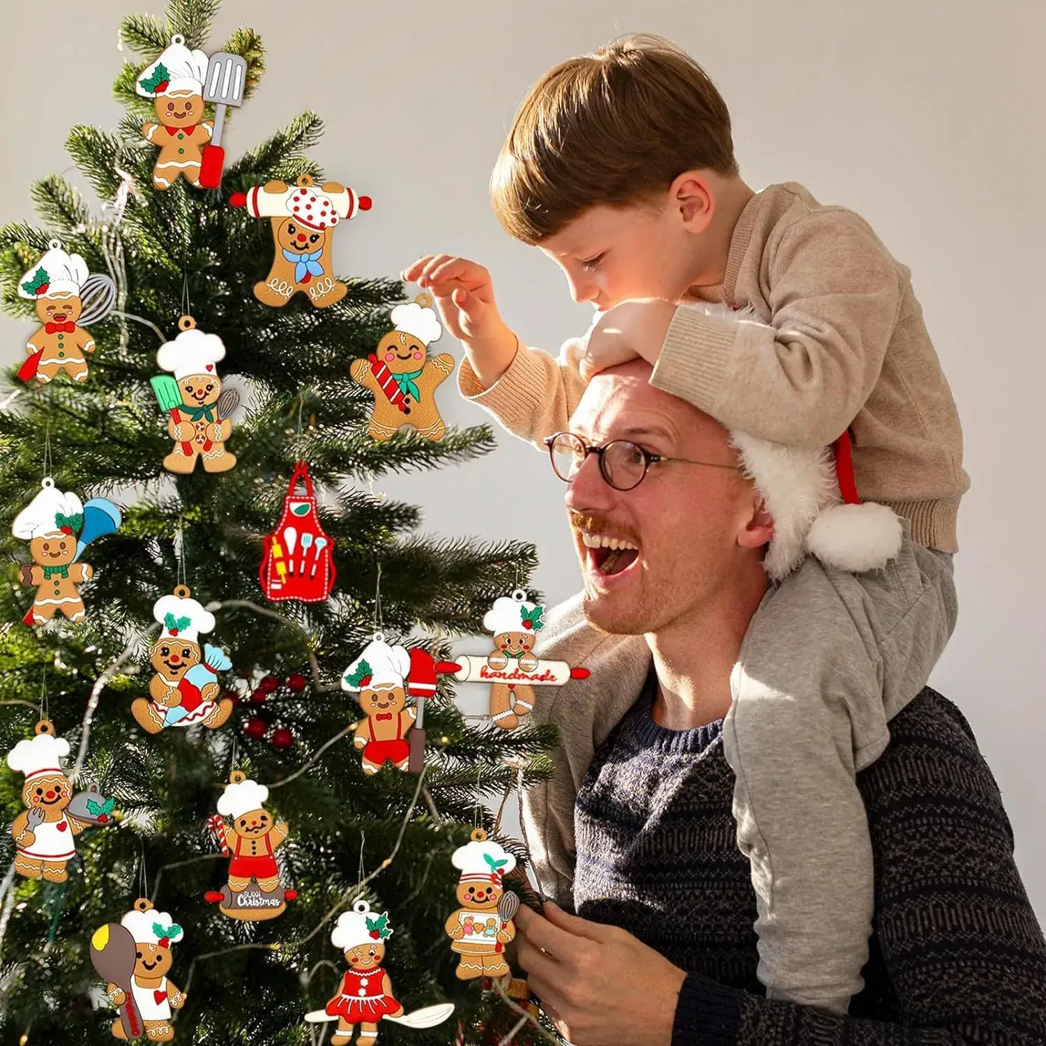 New Cross-Border Christmas Gingerbread Bear Decor Pvc — feature 13