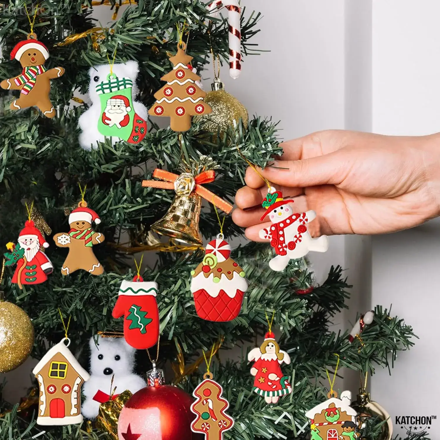 New Cross-Border Christmas Gingerbread Bear Decor Pvc — feature 16