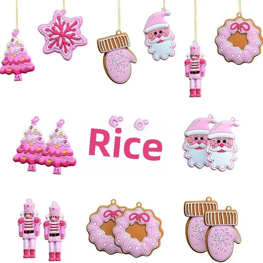 New Cross-Border Christmas Gingerbread Bear Decor Pvc - Image 7