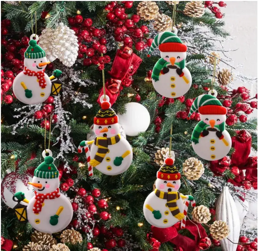 New Cross-Border Christmas Gingerbread Bear Decor Pvc - Image 8