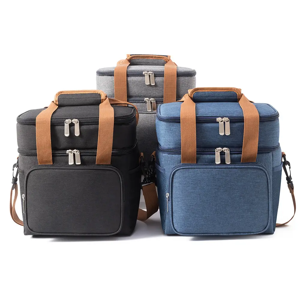 Factory Direct Waterproof Lunch Bag Double Layer Ice Bag - Image 6