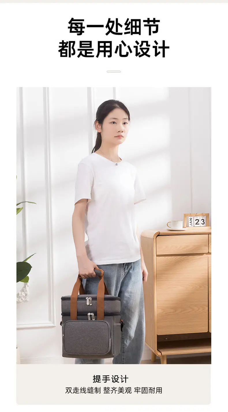 Factory Direct Waterproof Lunch Bag Double Layer Ice Bag — feature 10