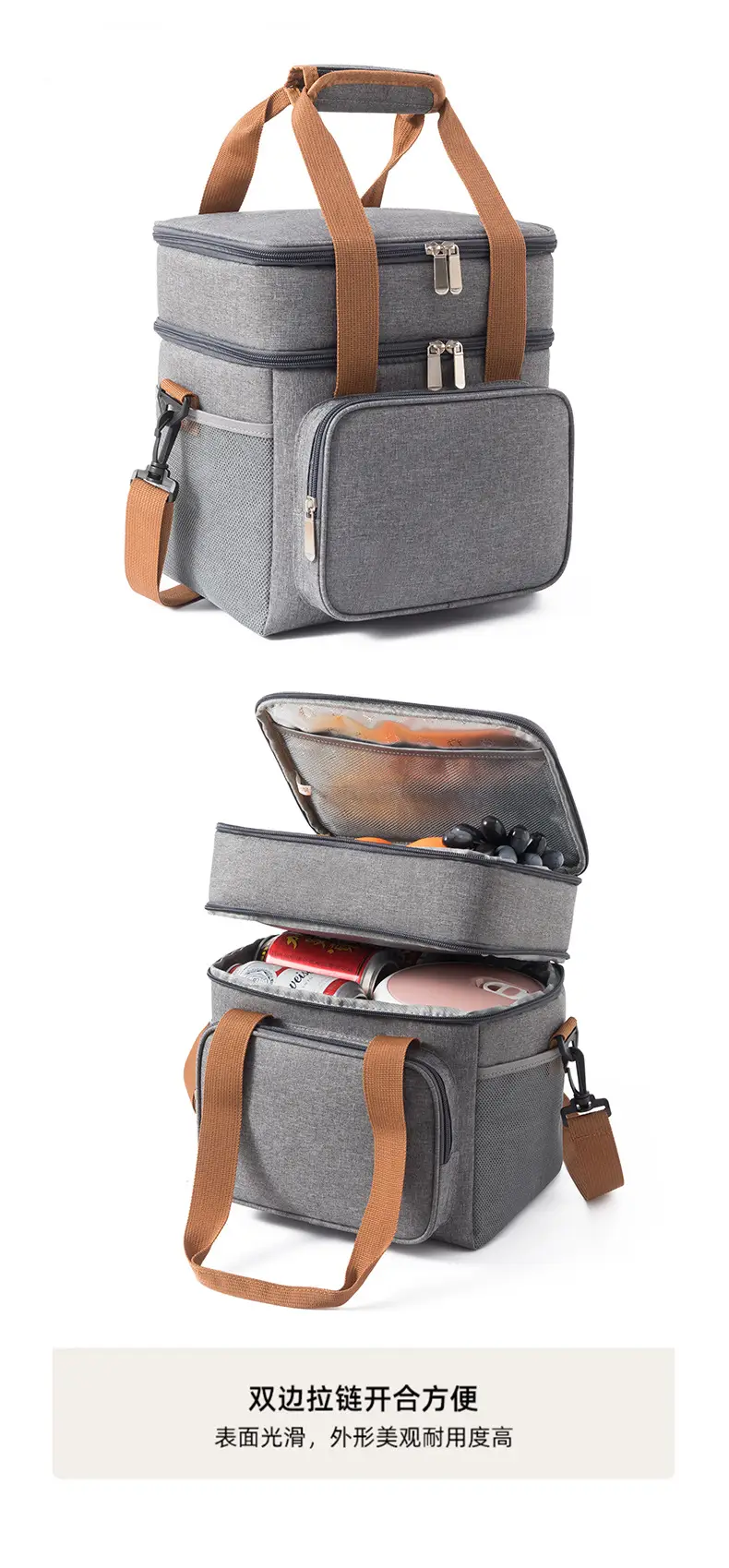Factory Direct Waterproof Lunch Bag Double Layer Ice Bag — feature 12
