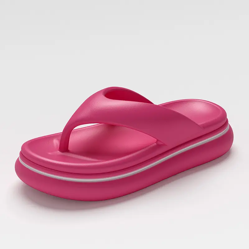 2024 Pink Korean Style Women's Beach Slippers - Image 5