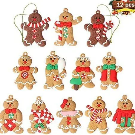 Red Candy Man Christmas Decorations DIY Accessories - Image 16