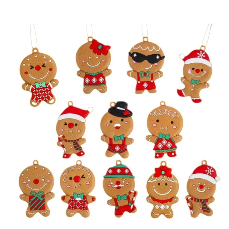 Red Candy Man Christmas Decorations DIY Accessories - Image 19