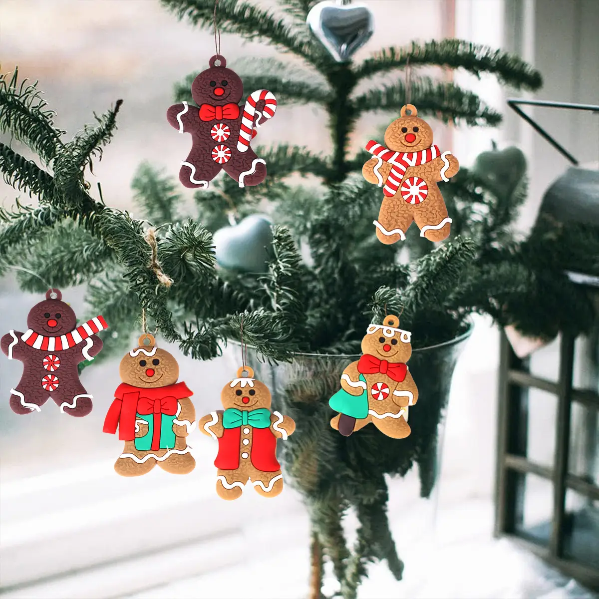 Red Candy Man Christmas Decorations DIY Accessories — feature 7