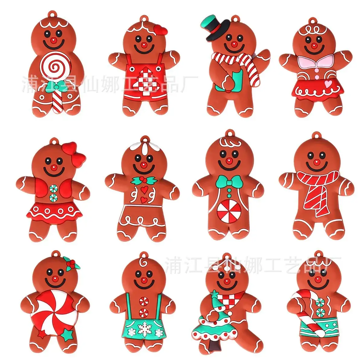 Red Candy Man Christmas Decorations DIY Accessories - Image 7