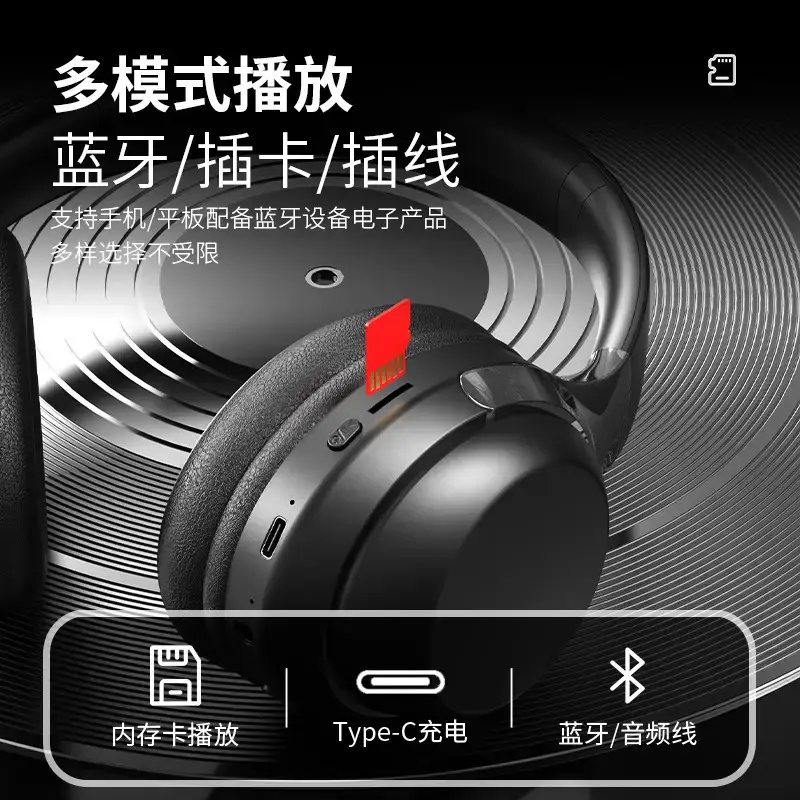 Wireless Bluetooth Headset White Noise Reduction Long Battery - Image 8