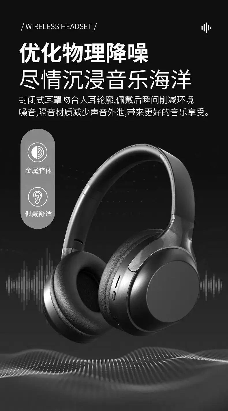 Wireless Bluetooth Headset White Noise Reduction Long Battery — feature 11