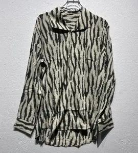 Men's Green Printed Jacket with Logo
