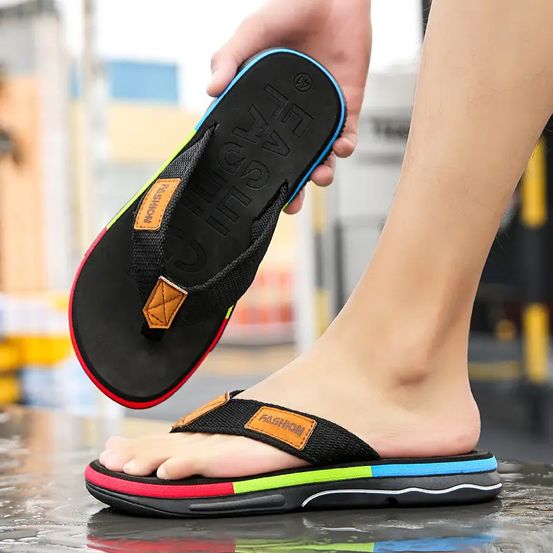 Cross-border flip-flops summer new men's out-of-house non-slip fashion home slippers men's lightweight quick-drying beach sandals - Image 5