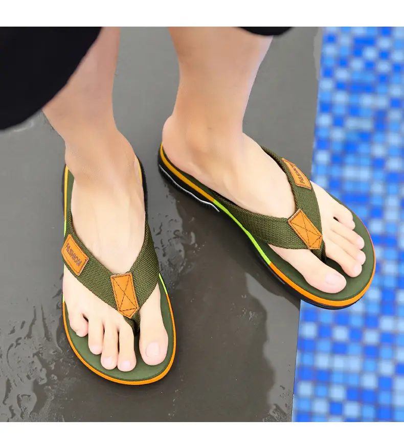 Cross-border flip-flops summer new men's out-of-house non-slip fashion home slippers men's lightweight quick-drying beach sandals — feature 17
