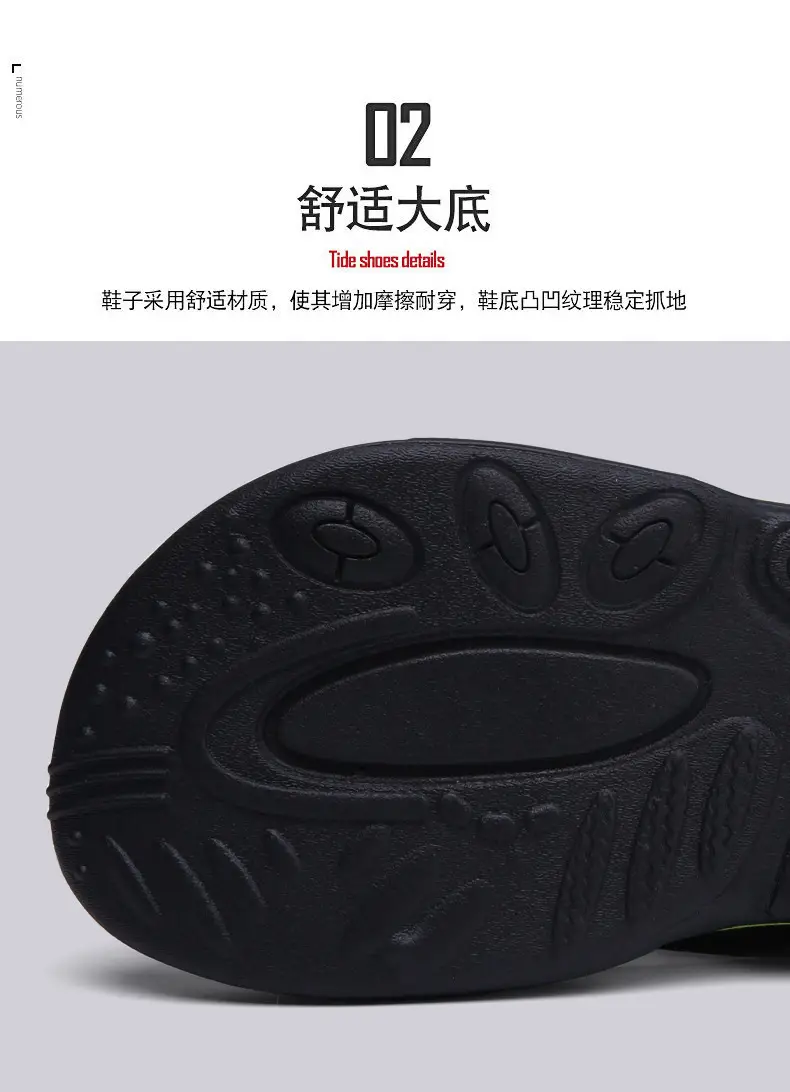 Cross-border flip-flops summer new men's out-of-house non-slip fashion home slippers men's lightweight quick-drying beach sandals — feature 7