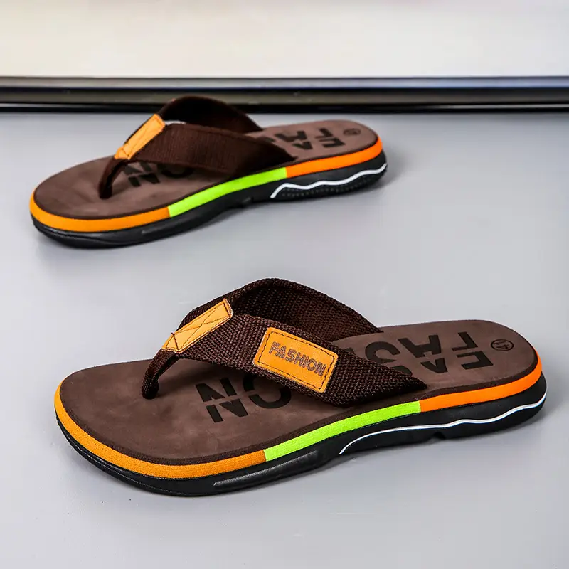 Cross-border flip-flops summer new men's out-of-house non-slip fashion home slippers men's lightweight quick-drying beach sandals - Image 2