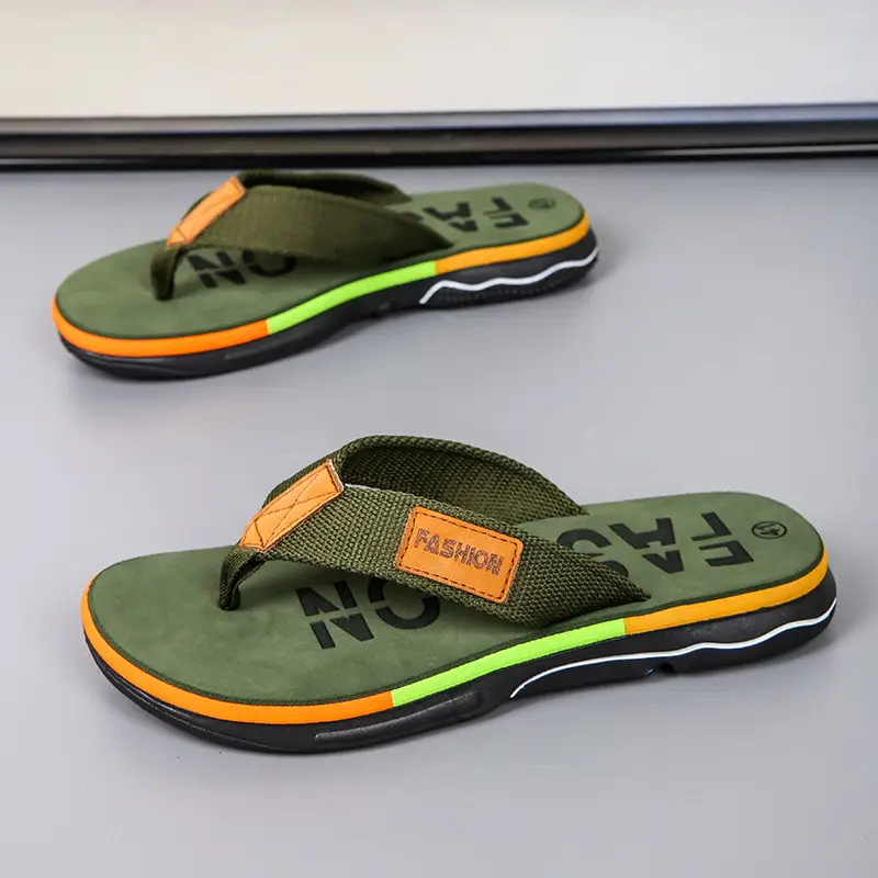 Cross-border flip-flops summer new men's out-of-house non-slip fashion home slippers men's lightweight quick-drying beach sandals - Image 3