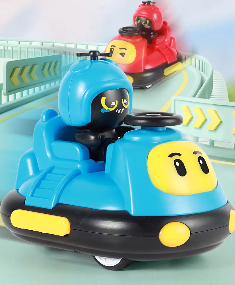 Children's remote control driving bumper car vs. kart parent-child interaction drift collision ejection boy toy cross-border — feature 13