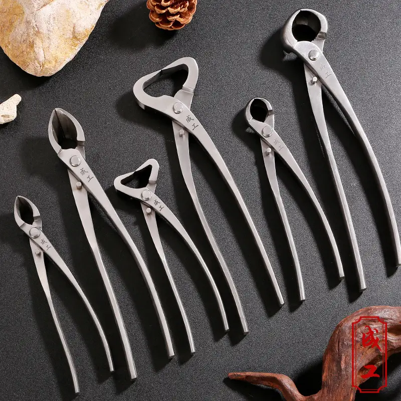 Ball joint shears spherical shears pruning shears gardening tools oblique mouth fork shears branch shears leaf buds bonsai tools tumor shears