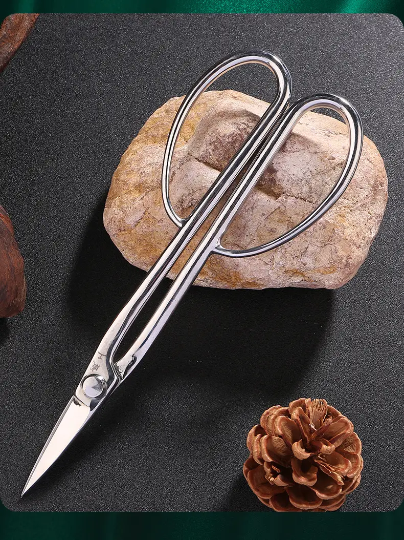 Ball joint shears spherical shears pruning shears gardening tools oblique mouth fork shears branch shears leaf buds bonsai tools tumor shears — feature 20