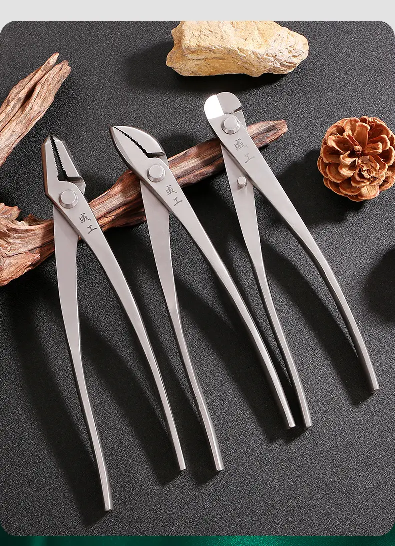 Ball joint shears spherical shears pruning shears gardening tools oblique mouth fork shears branch shears leaf buds bonsai tools tumor shears — feature 4