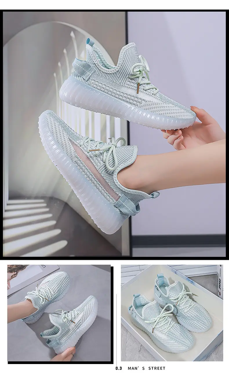 Women's Flying Woven Jelly Shoes White 2024 — feature 9