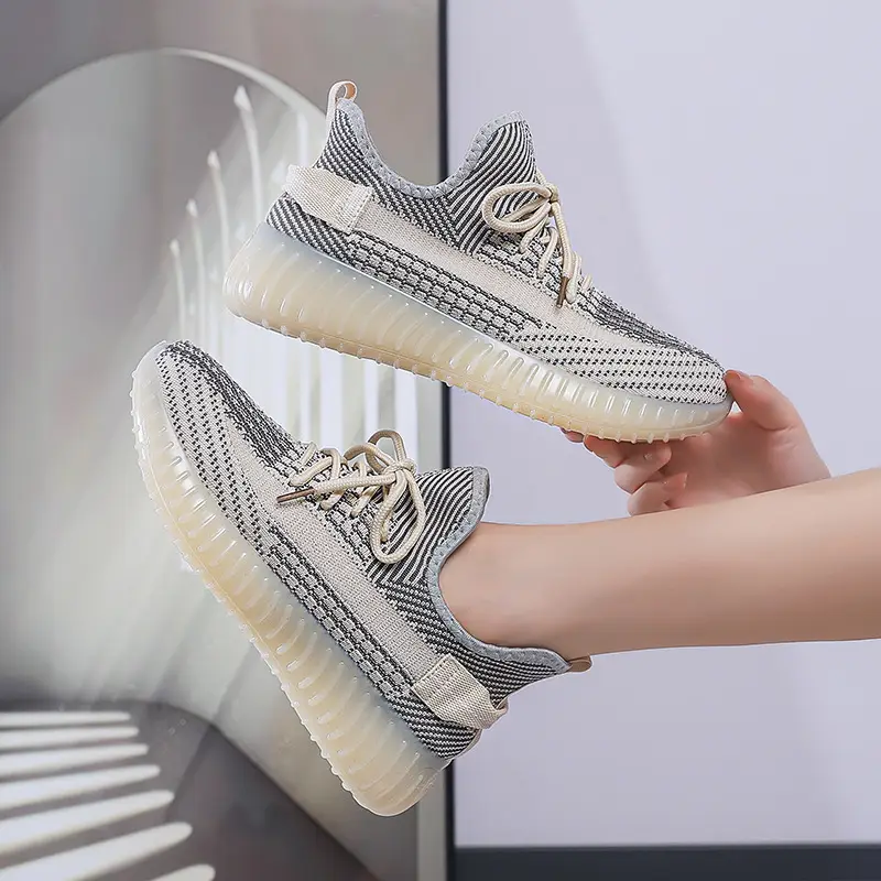 Women's Flying Woven Jelly Shoes White 2024
