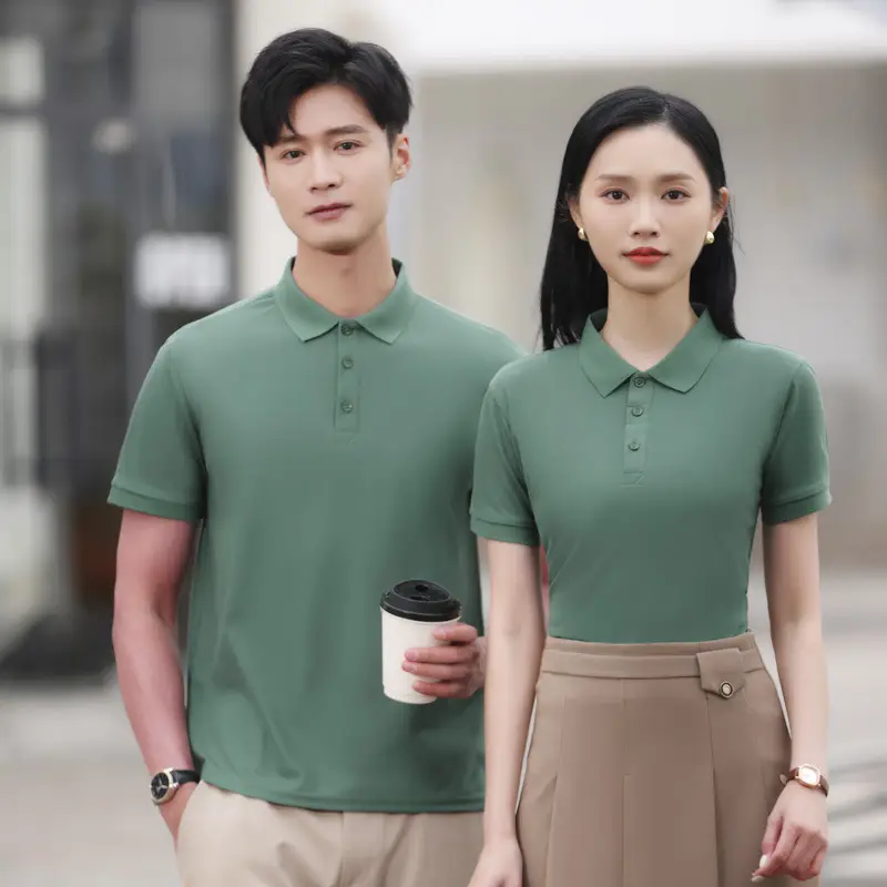 Black 3D Embroidered Polo Shirt for Men — feature 17