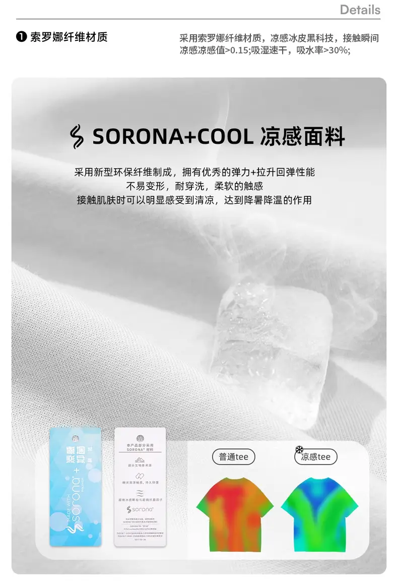 Men's Cool Ultraviolet T-Shirt with 5A Antibacterial & Sweat Resistant — feature 6