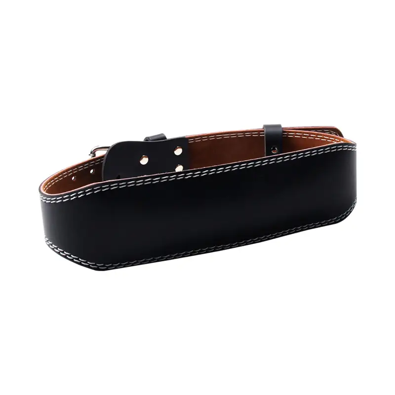 Men Women PU Leather Heavy Duty Squat Belt Black - Image 6