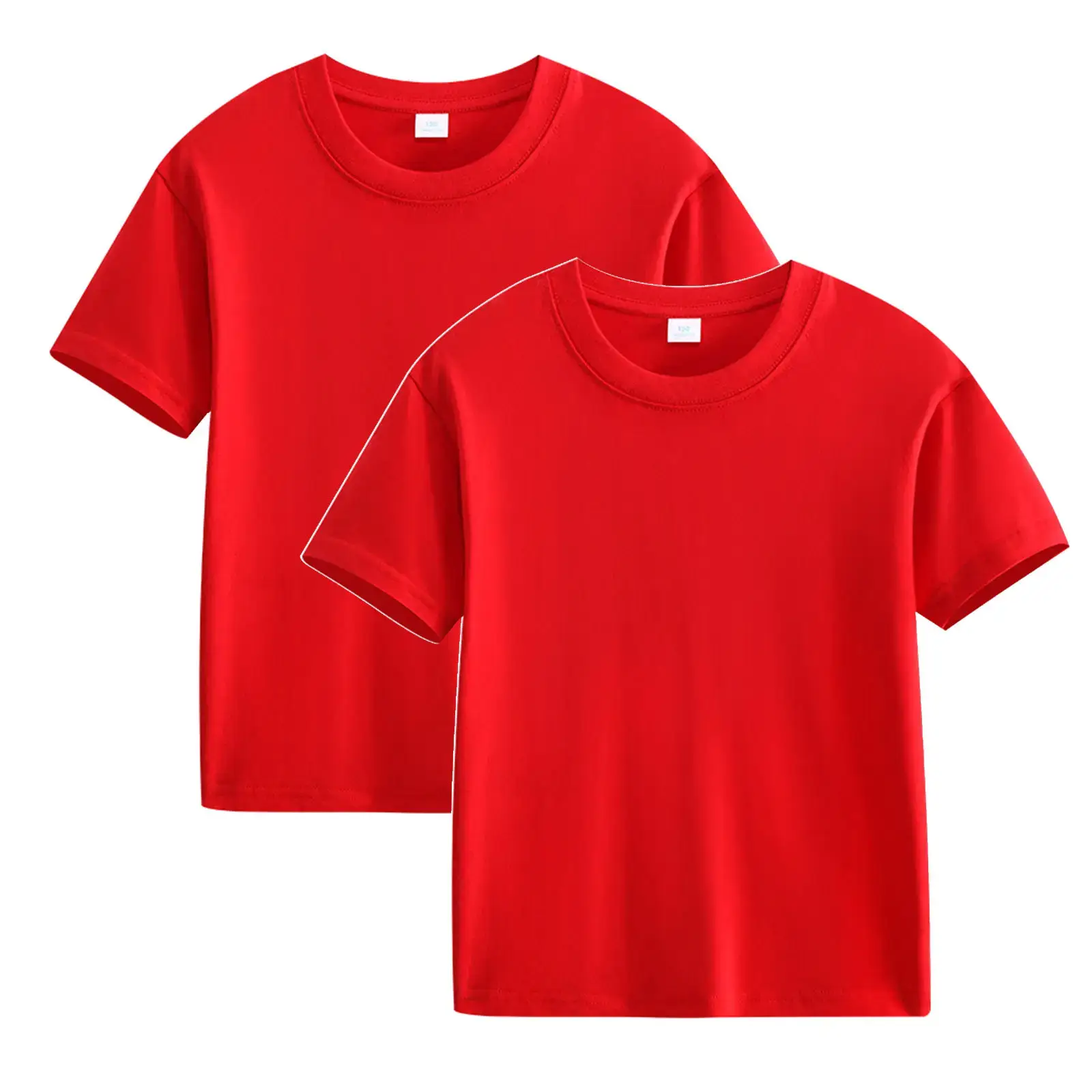 Kids Red T-Shirt 2-Pack Summer Uniform - Image 3
