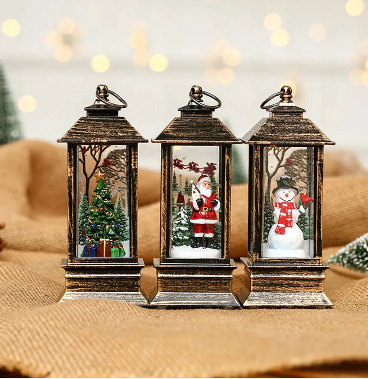 Christmas Glowing Candle Lamp Small Wind Light Night Light — feature 17