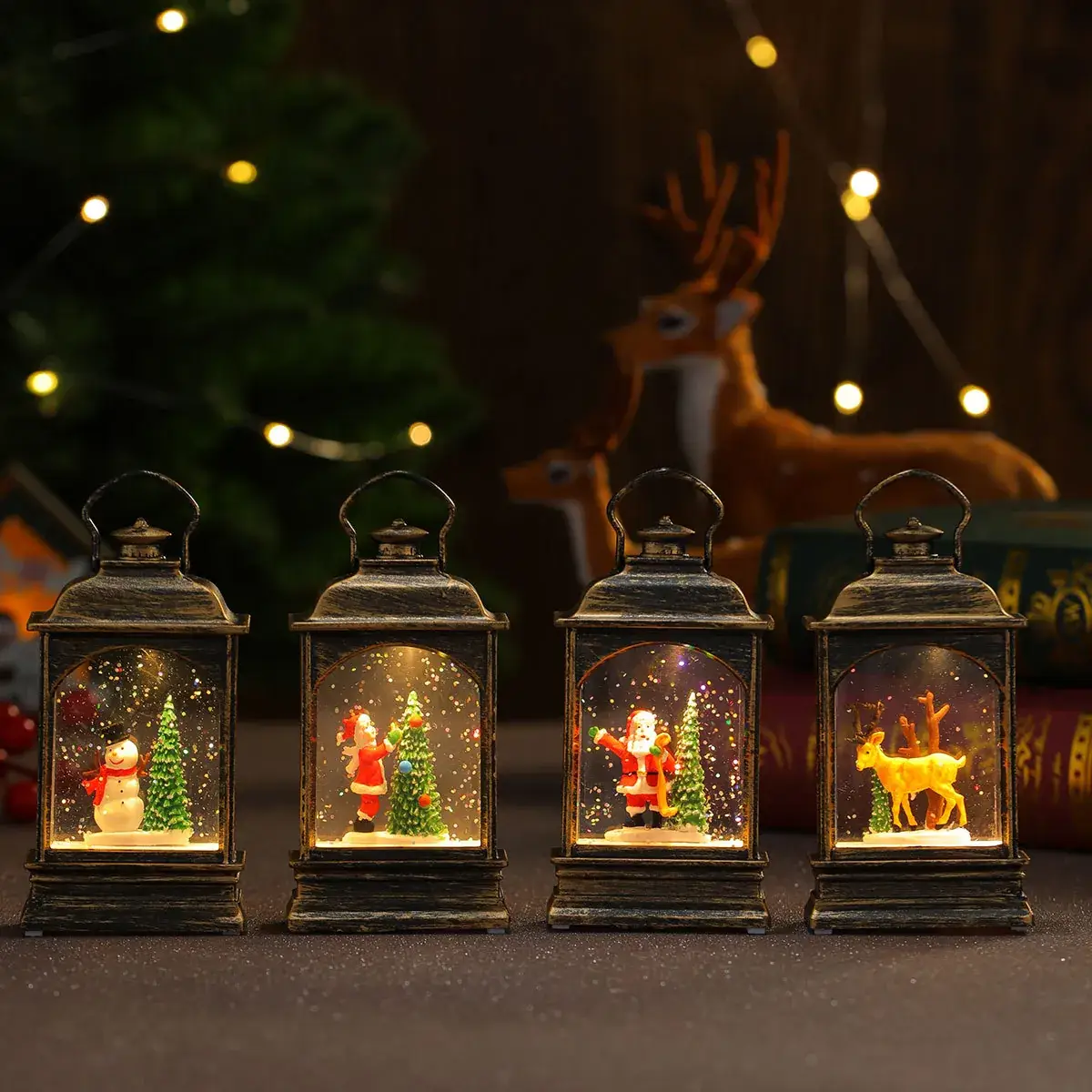Christmas Glowing Candle Lamp Small Wind Light Night Light — feature 20