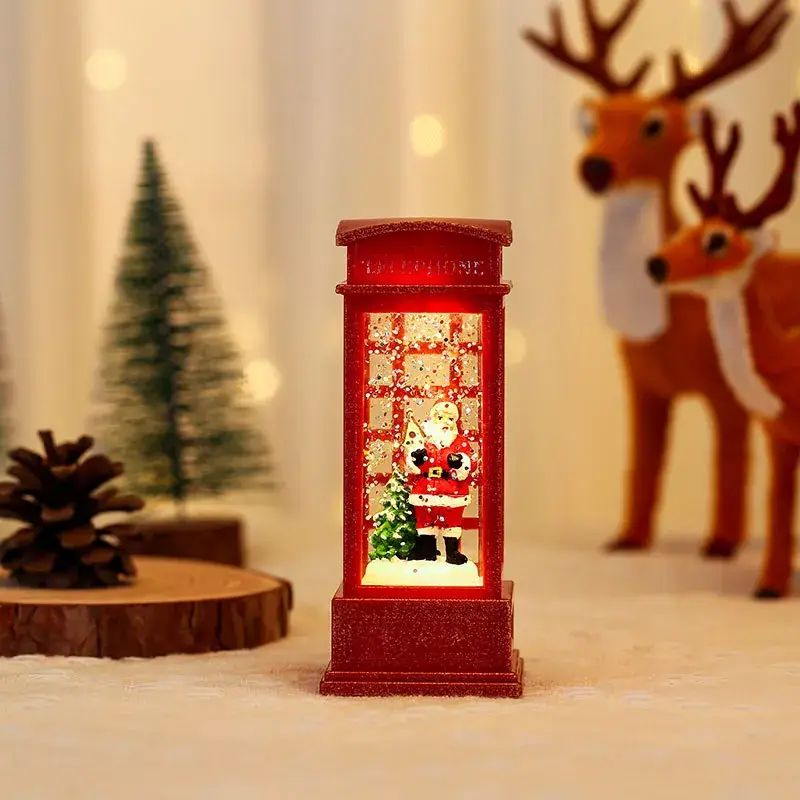Christmas Glowing Candle Lamp Small Wind Light Night Light - Image 13