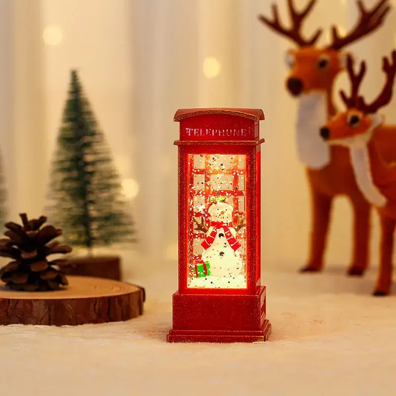 Christmas Glowing Candle Lamp Small Wind Light Night Light - Image 14