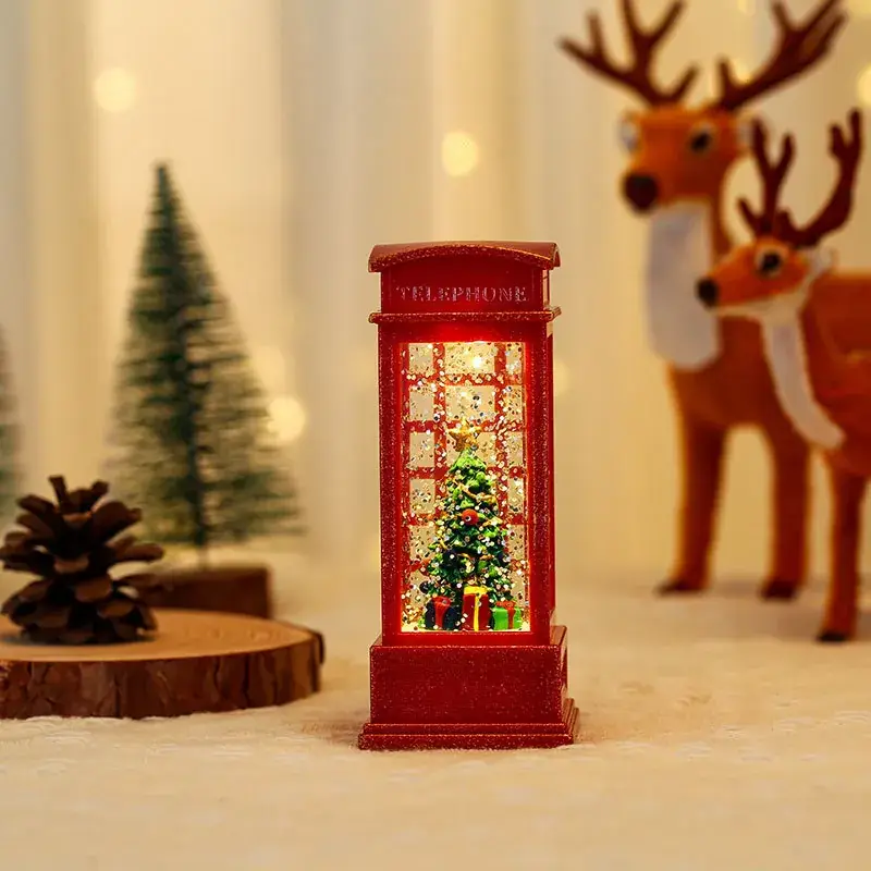 Christmas Glowing Candle Lamp Small Wind Light Night Light - Image 15