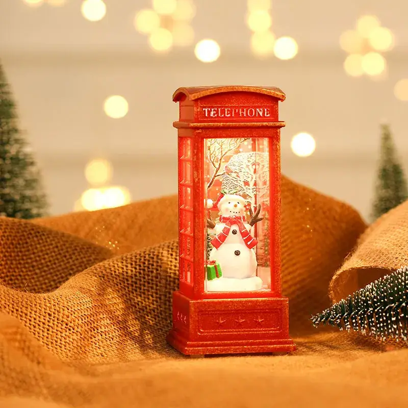 Christmas Glowing Candle Lamp Small Wind Light Night Light - Image 17