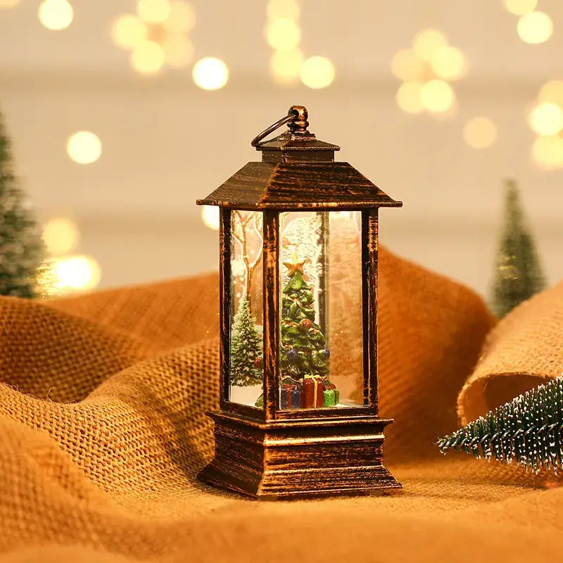 Christmas Glowing Candle Lamp Small Wind Light Night Light - Image 24