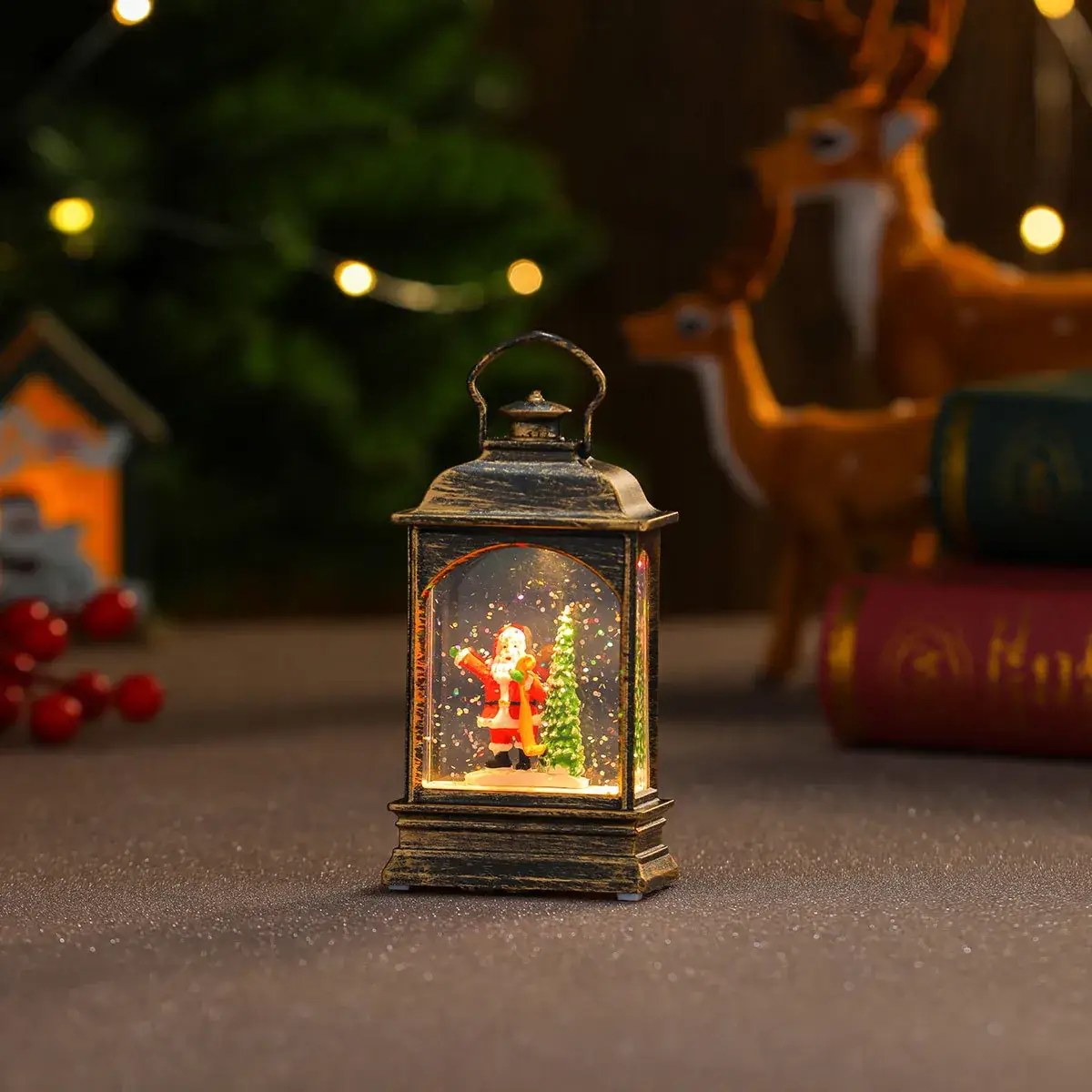 Christmas Glowing Candle Lamp Small Wind Light Night Light - Image 25
