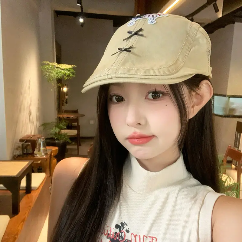 Japanese Style Retro Puppy Hat for Women Summer - Image 5