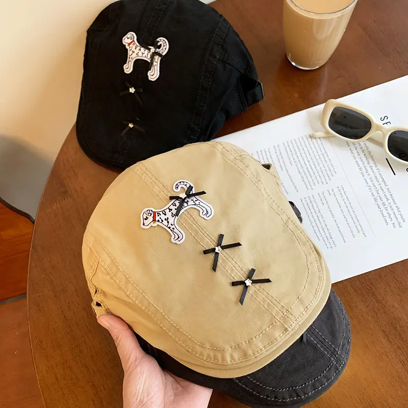Japanese Style Retro Puppy Hat for Women Summer - Image 7
