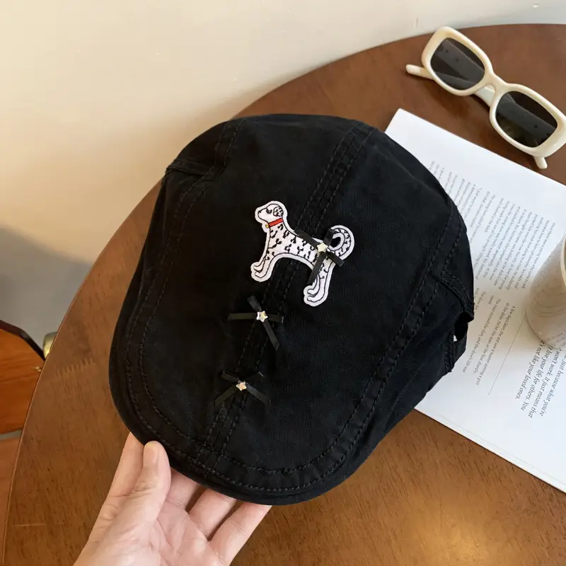 Japanese Style Retro Puppy Hat for Women Summer - Image 2